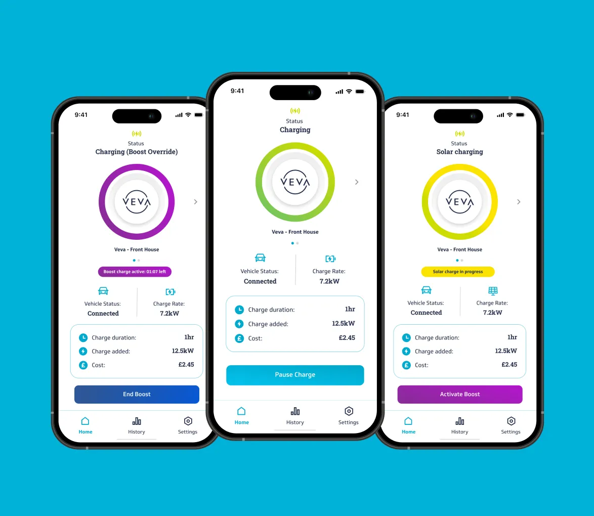 veva app display