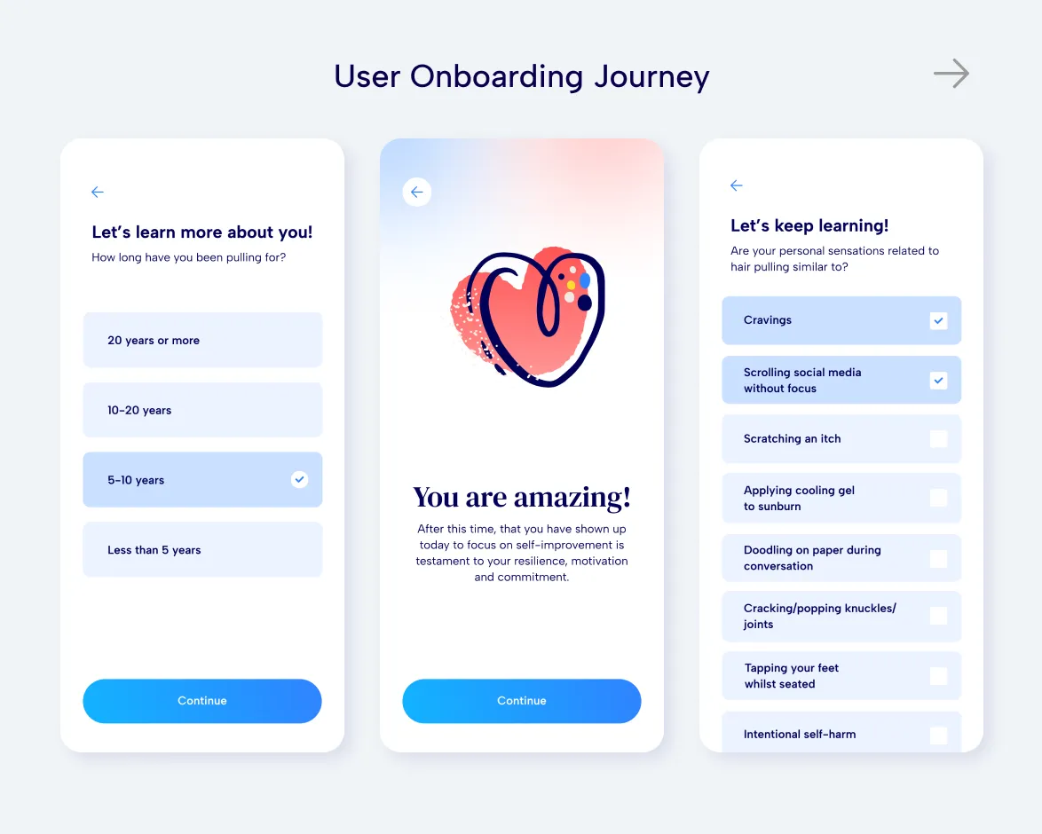 strands app - onboarding