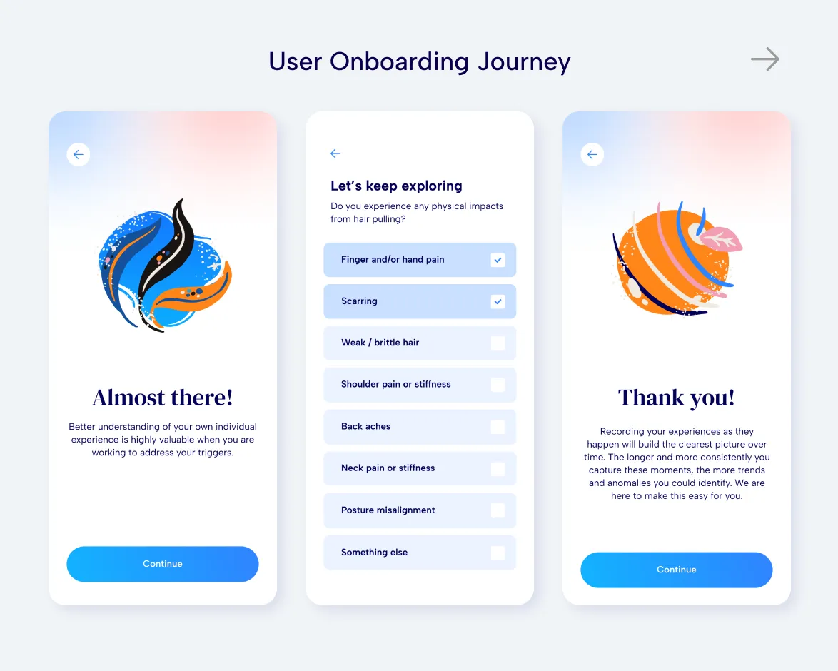 strands app - onboarding