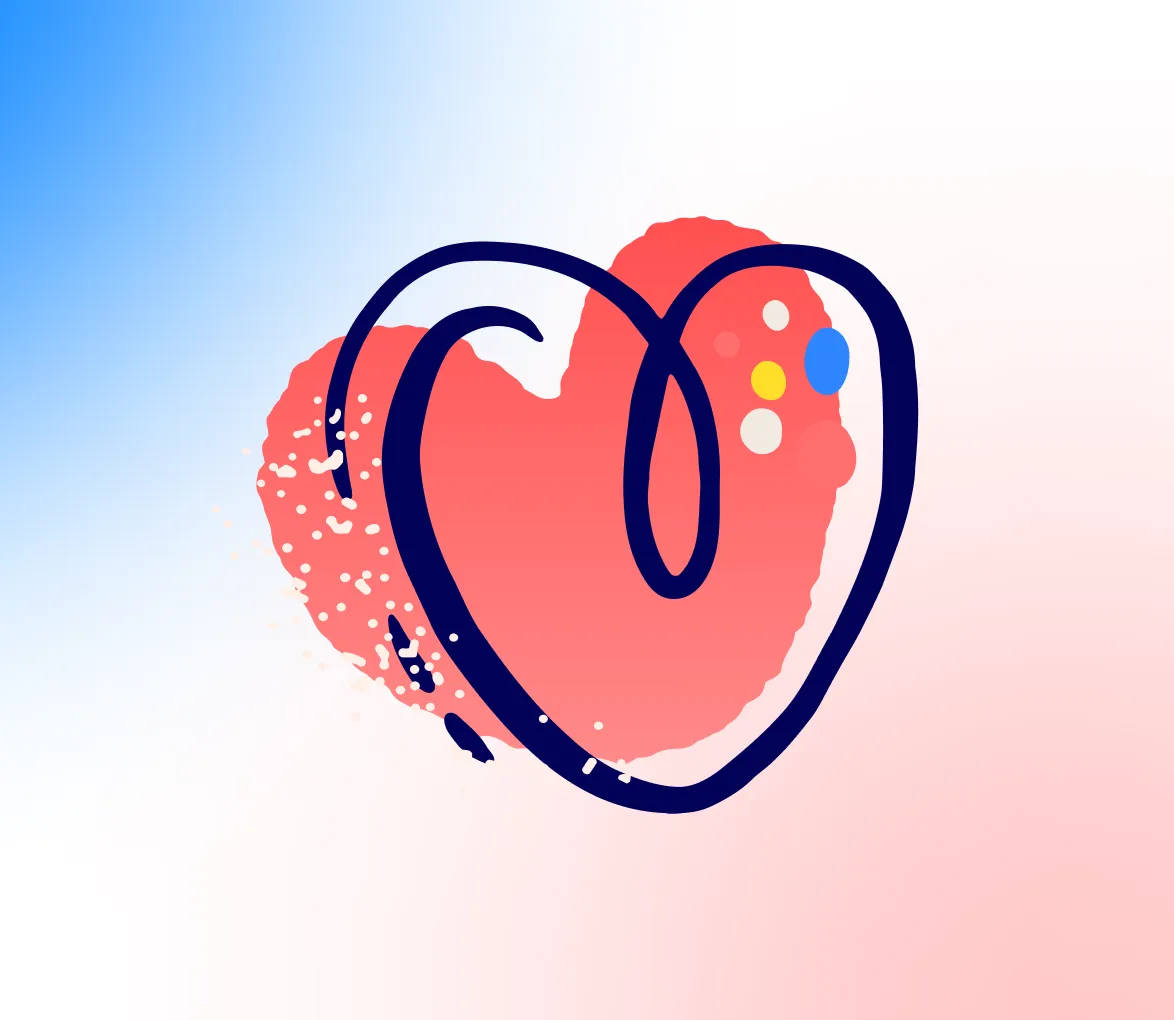 strands app - heart illustration